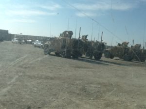 MRAPS parked up.