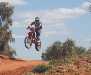 Racing to Finke.