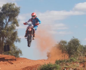 Racing to Finke.