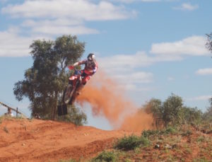 Racing to Finke.