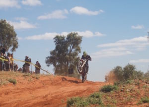 Racing to Finke.