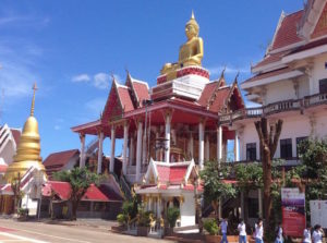 On the Mekong River.