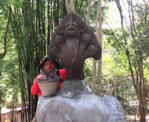 Craftsman at Wat Tham Sri Mong Khon