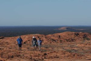 Phil, Rob and Peter on Burra Rock.