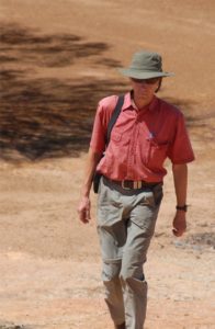 Joe at Gnarlbine Rock.