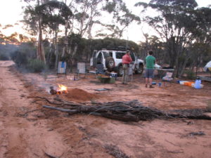 Our camp near Yerdanie Rock.
