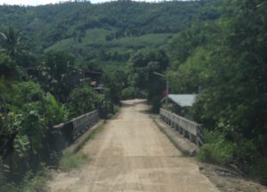 Remote village in Tha Li district