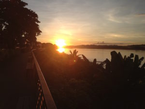 Sunset on the Mekong