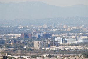 Newport Beach business district.