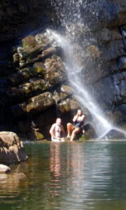 Lennard Gorge swimming hole.