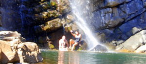 Kim and Tammy at Lennard Gorge.