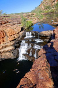 The waterfall at Bell Gorge.