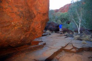 Heading to Circular Pool