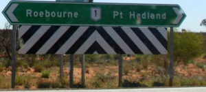 Where Great Northern Highway meets the North West Coastal Highway - about 20 kilometres from South Hedland.