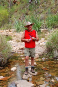 Kim at Emma Creek.