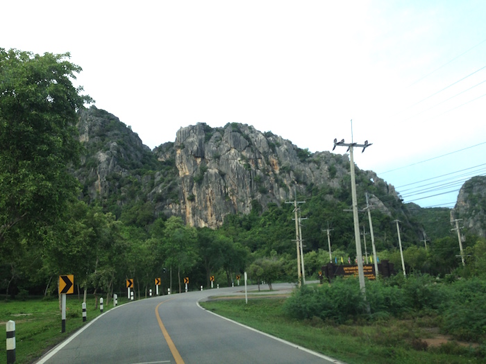 At entrance to Sam Roi Yot National Park.