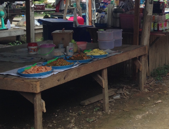 Market stall at Sam Roi Yot.
