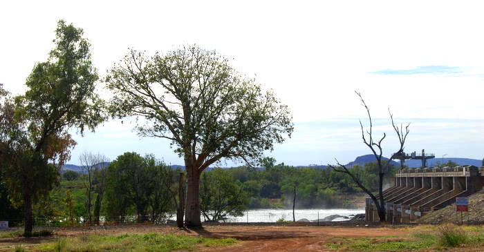 The Diversion Dam at Kununurra.