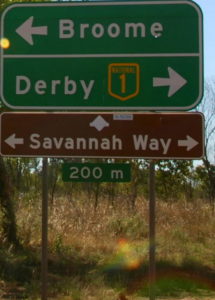The road between Broome and Derby is known as the Savannah Way.