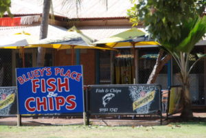 We did a quick tour of the town while there was still light