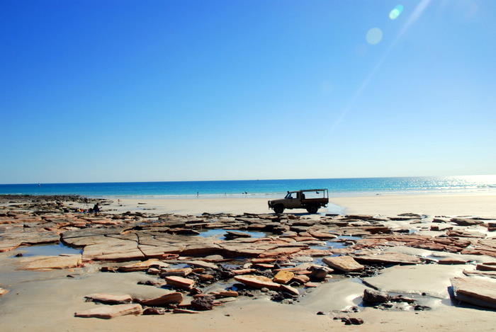On Cable Beach.