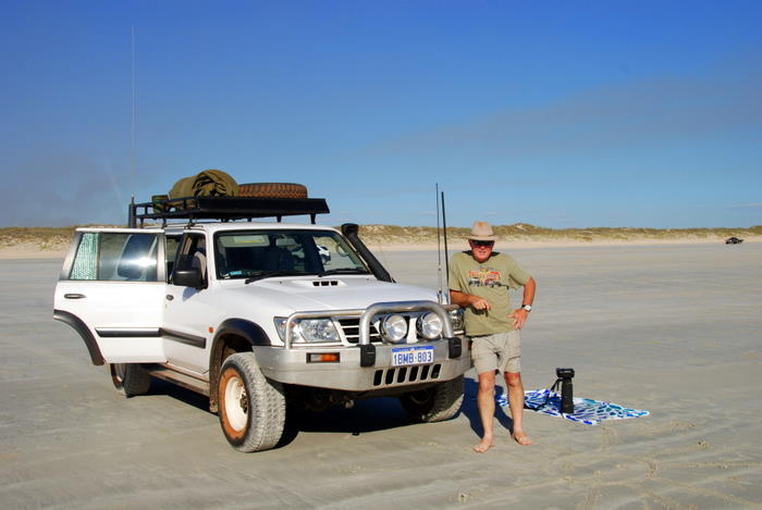 On Cable Beach.