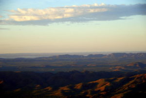 Approaching Lake Argyle.