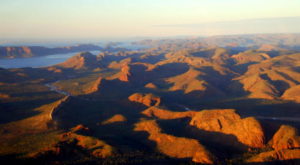 Approaching Lake Argyle.