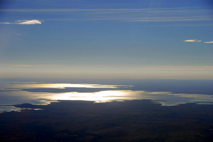 Lake Argyle on the return.