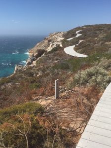 Path connecting lookouts.