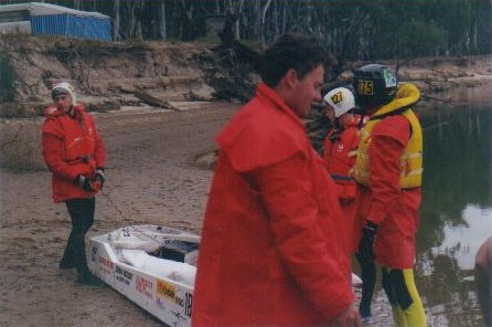 Geoff doing a comms check.