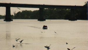 Approaching Lock One.