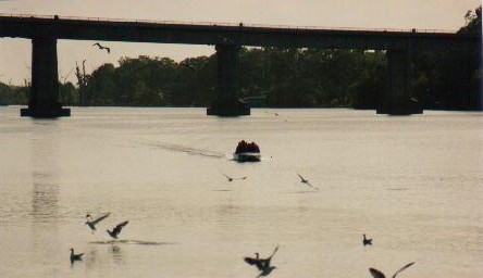 Approaching Lock One.