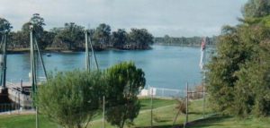 Downriver from Lock One.
