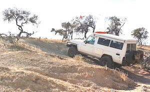 Brad and Jane out of creek.