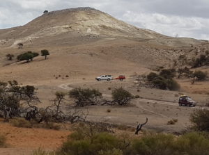 Greg and Margot, and Adi on the Pipeline Track
