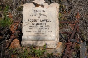 At Peak Hill cemetery. Was it his life or his death that was deeply regretted?
