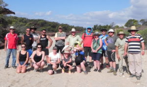 Just before starting our trip down the creek.