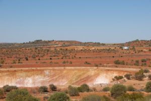 Open pit mine at Meekatharra.