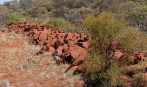 Unusual rock formation