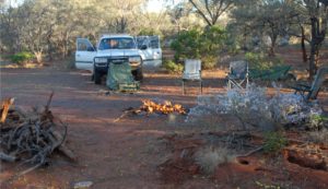 Camp on the upper Murchison.