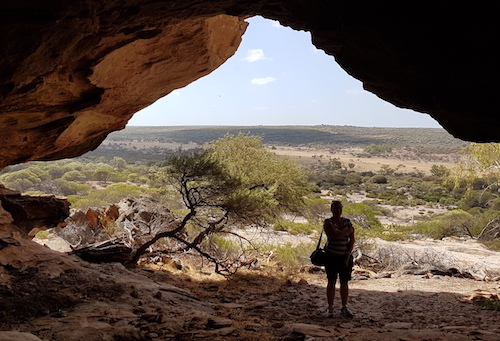 View from the cave.