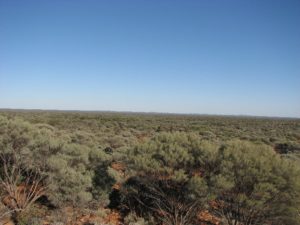View from watershed.