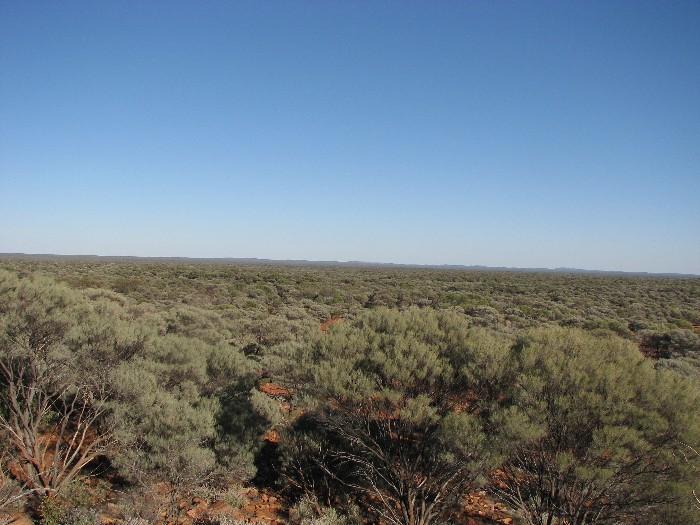 View from watershed.