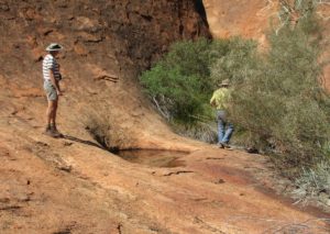Jeff at Walga Rock.