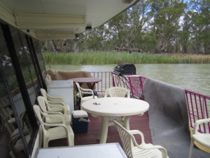 Outside dining area.