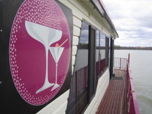 Cruising the Murray River.