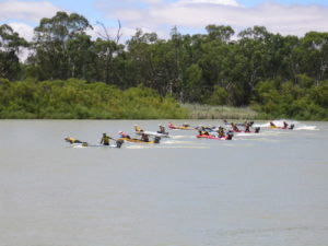 Start of the Dinghy Derby.