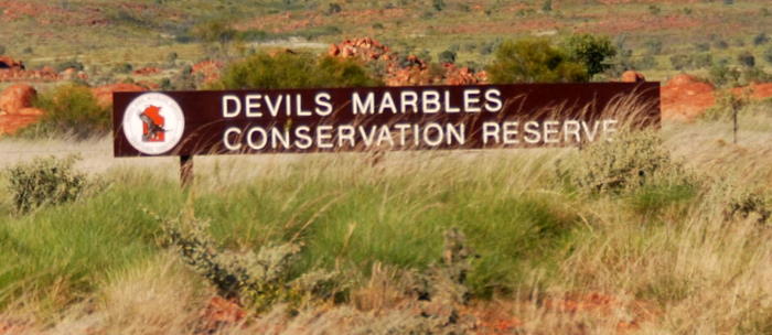 The Devils Marbles are known as Karlu Karlu by aborigines.