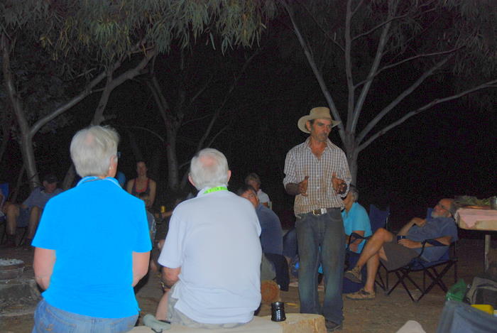 Jimmy telling a story.